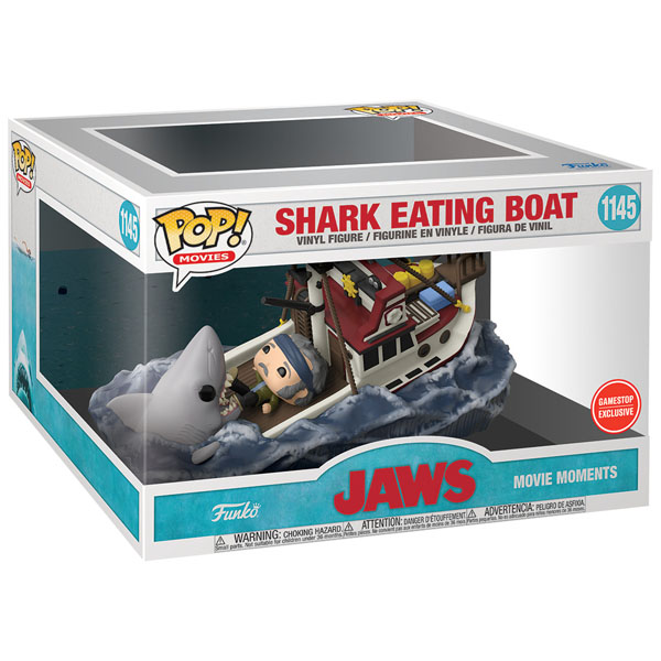 Funko POP 1145 Movie Moments Jaws Shark Eating Boat Figure Razors Edge Collectibles We Fit The World With The Right Collectibles
